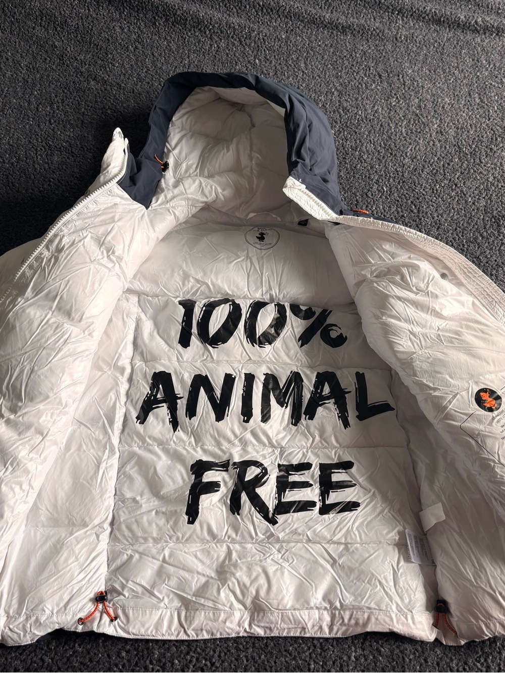 Save The Duck Ultra Light Colorblock Hooded Puffer Jacket Size 1 S